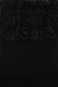 Dangerfield NZ - Black Lace Top Sock - black