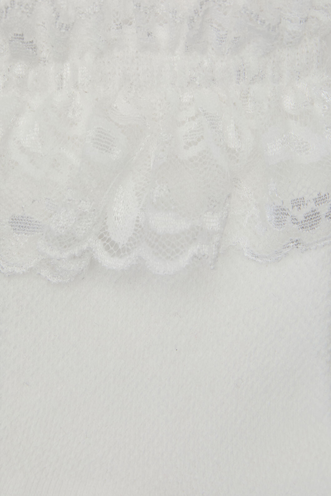 Dangerfield NZ - White Lace Top Sock - white