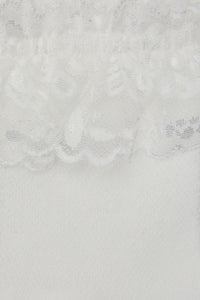 Dangerfield NZ - White Lace Top Sock - white