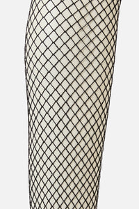 Dangerfield NZ - Silver Glitter Fishnets - black