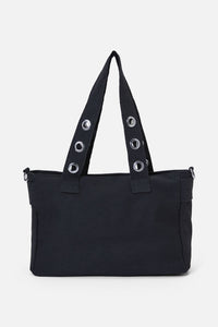 Dangerfield NZ - Canvas Stud Pocket Bag - black