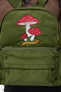 Dangerfield NZ - Toadstool Corduroy Backpack - olive