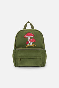 Dangerfield NZ - Toadstool Corduroy Backpack - olive