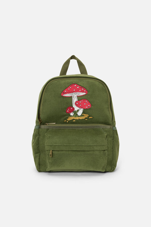 Dangerfield NZ - Toadstool Corduroy Backpack - olive