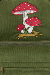 Dangerfield NZ - Toadstool Corduroy Backpack - olive