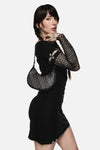 Dangerfield NZ - Eyelet & Sparkle Mini Bag - black