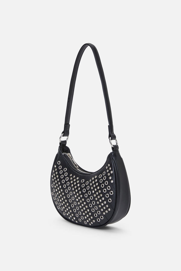 Dangerfield NZ - Eyelet & Sparkle Mini Bag - black