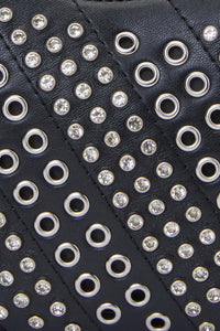 Dangerfield NZ - Eyelet & Sparkle Mini Bag - black