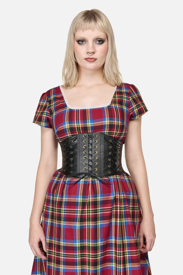 Dangerfield NZ - Corset Lace Up Belt - black