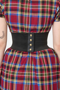Dangerfield NZ - Corset Lace Up Belt - black