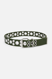 Dangerfield NZ - Nylon Eyelet Belt - olive