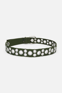 Dangerfield NZ - Nylon Eyelet Belt - olive