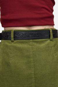 Dangerfield NZ - Etched Heart Belt - black