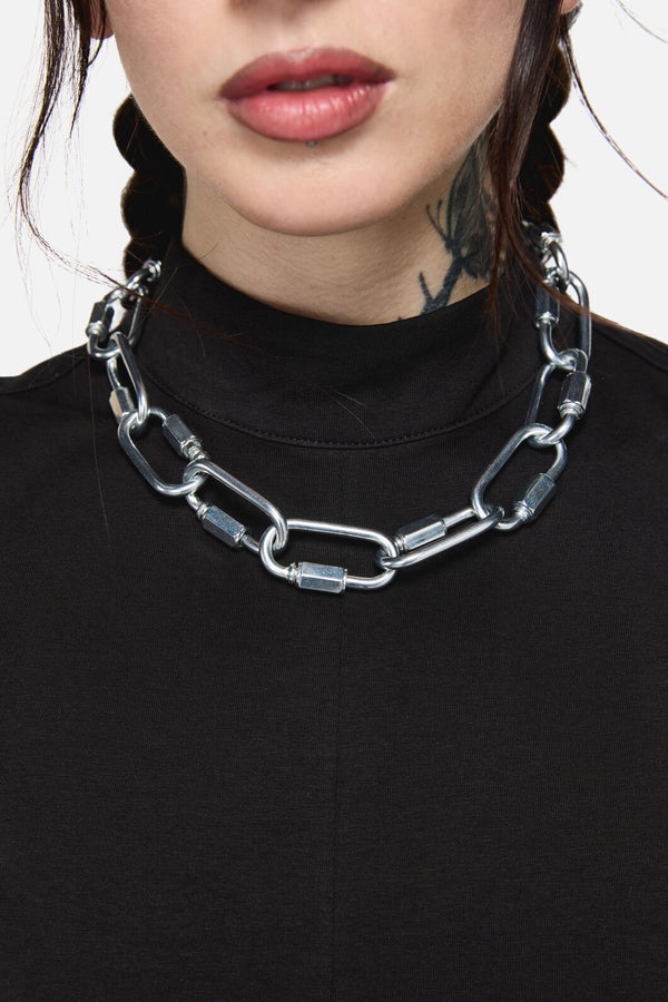 Dangerfield NZ - Super Chunky Chain Choker - silver