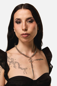 Dangerfield NZ - Chainmail Drop Choker - silver