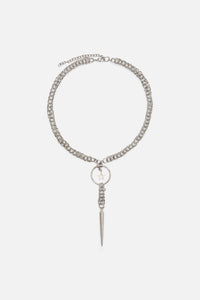 Dangerfield NZ - Chainmail Drop Choker - silver