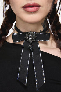 Dangerfield NZ - Adjustable Gothic Bow Tie - black