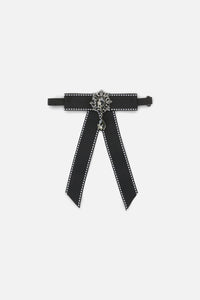 Dangerfield NZ - Adjustable Gothic Bow Tie - black