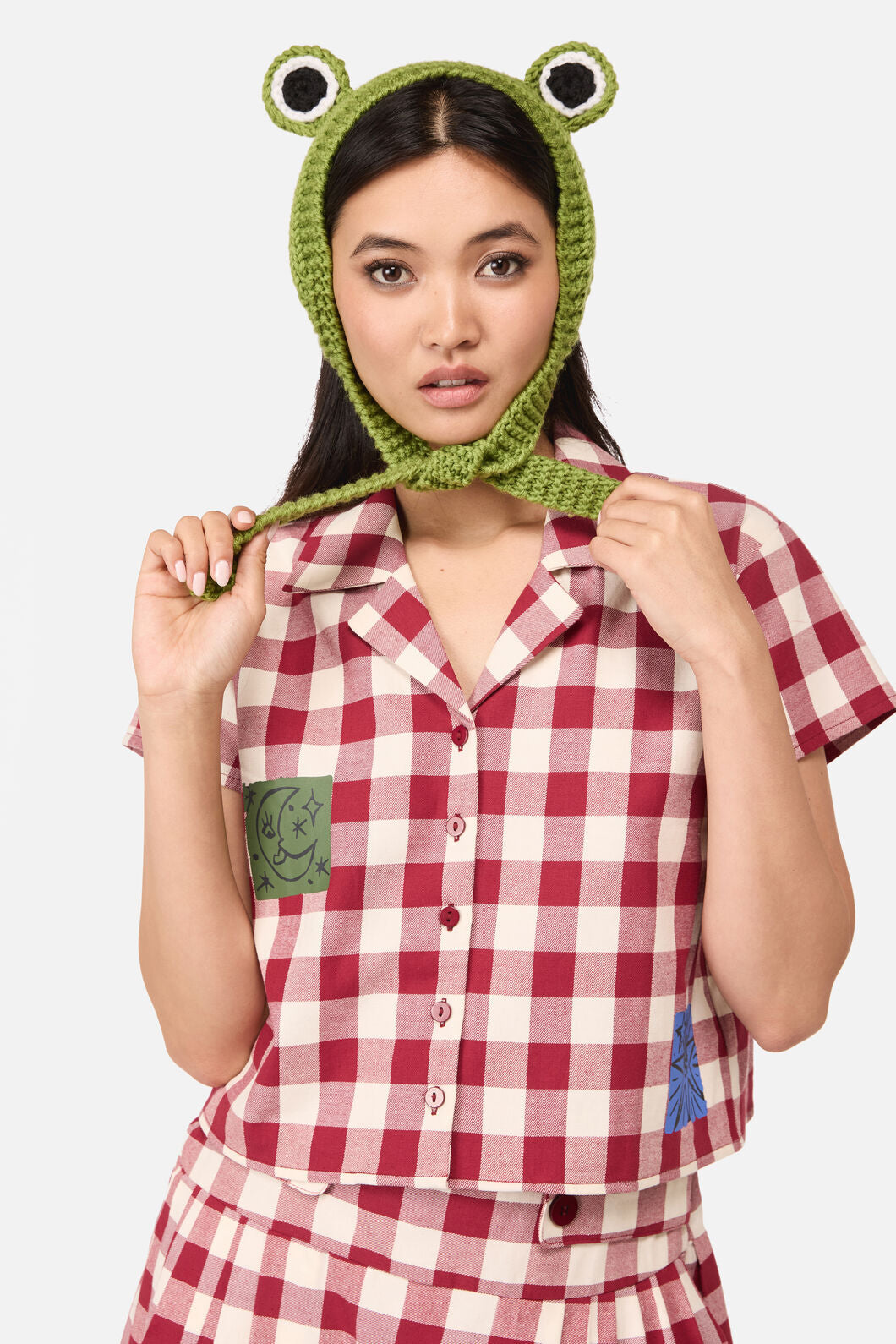 Dangerfield NZ - Frog Knit Headband - green