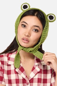 Dangerfield NZ - Frog Knit Headband - green