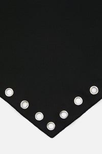 Dangerfield NZ - Eyelet Head Scarf - black