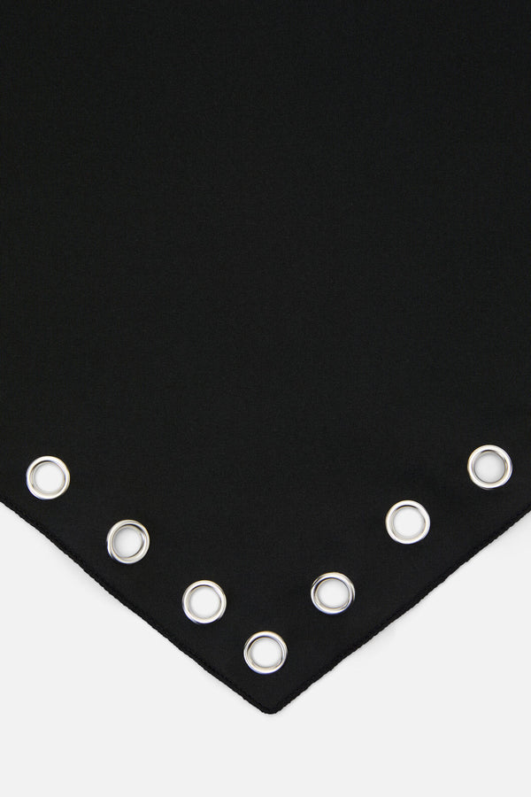Dangerfield NZ - Eyelet Head Scarf - black