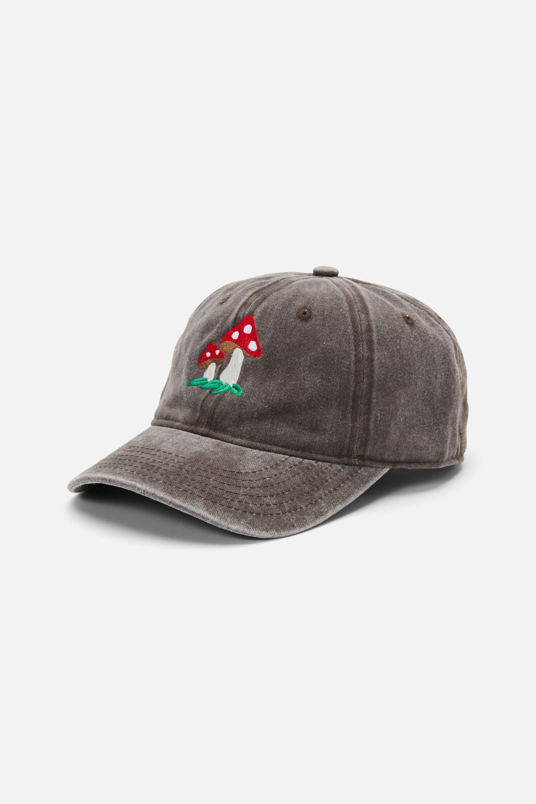 Dangerfield NZ - Toadstool Washed Canvas Cap - chocolate