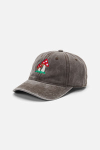 Dangerfield NZ - Toadstool Washed Canvas Cap - chocolate