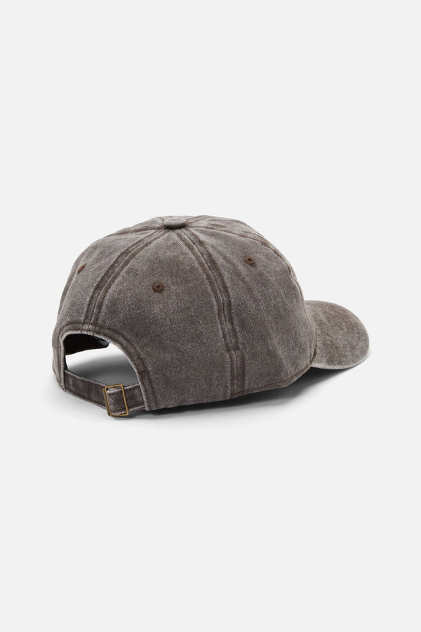 Dangerfield NZ - Toadstool Washed Canvas Cap - chocolate