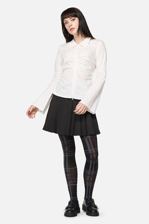 Dangerfield NZ - Black Tartan Tights - black
