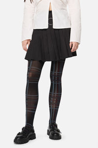 Dangerfield NZ - Black Tartan Tights - black