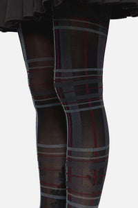 Dangerfield NZ - Black Tartan Tights - black