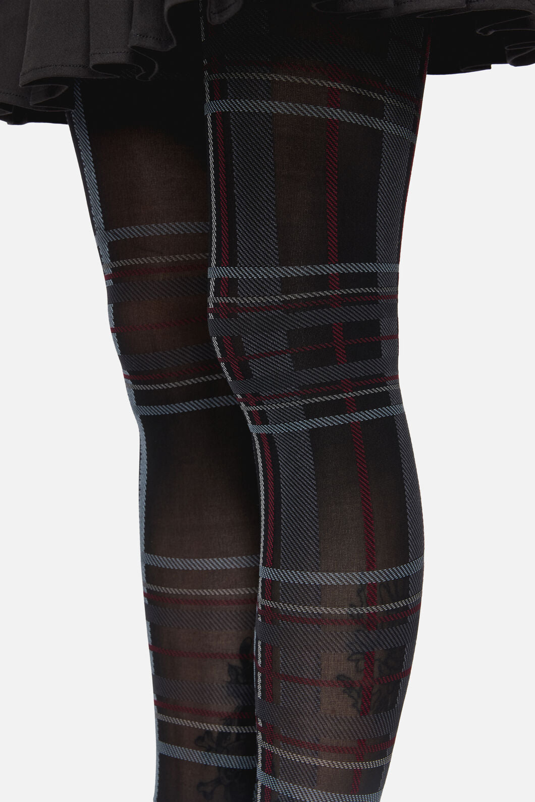 Dangerfield NZ - Black Tartan Tights - black