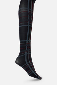 Dangerfield NZ - Black Tartan Tights - black