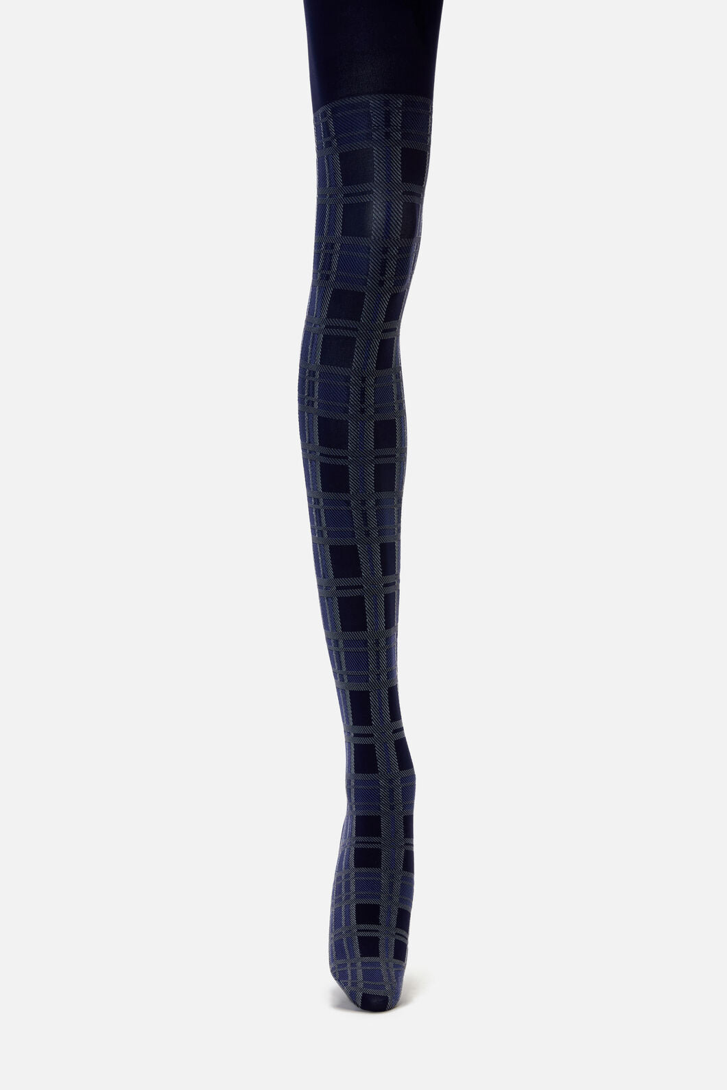 Dangerfield NZ - Navy Tartan Tights - navy