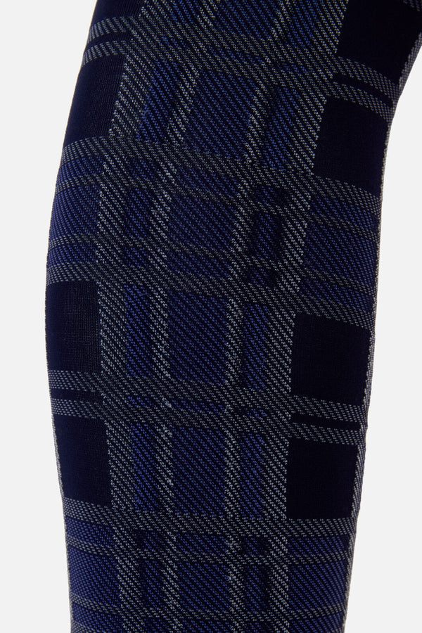 Dangerfield NZ - Navy Tartan Tights - navy