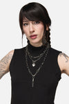 Dangerfield NZ - Layered Necklace - silver