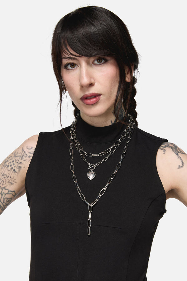 Dangerfield NZ - Layered Necklace - silver