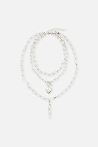 Dangerfield NZ - Layered Necklace - silver