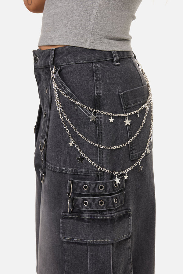 Dangerfield NZ - Stars Triple Jean Chain - silver