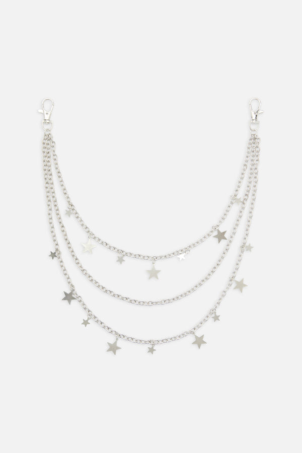 Dangerfield NZ - Stars Triple Jean Chain - silver