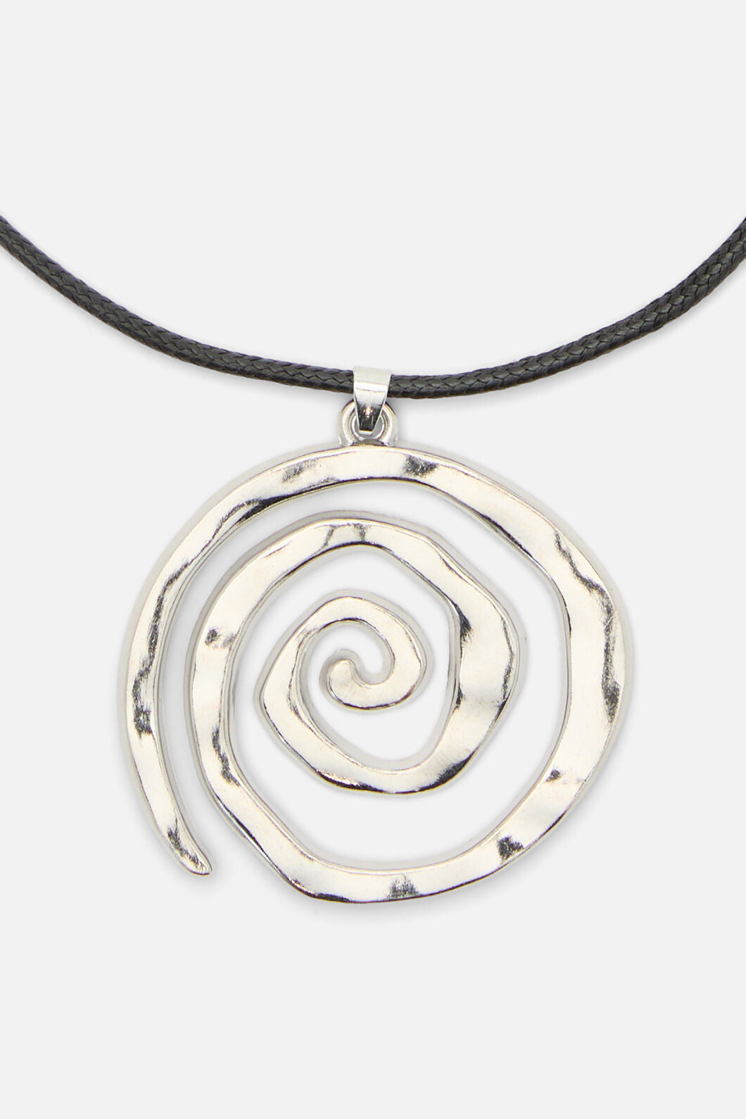 Dangerfield NZ - Statement Whirl Necklace - silver