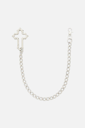 Dangerfield NZ - Cross Clip Jean Chain - silver