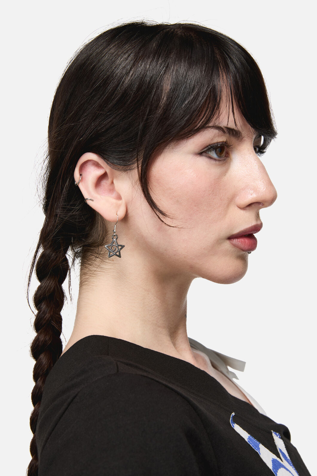 Dangerfield NZ - Whirl Star Earrings - silver