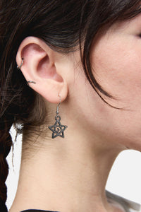 Dangerfield NZ - Whirl Star Earrings - silver
