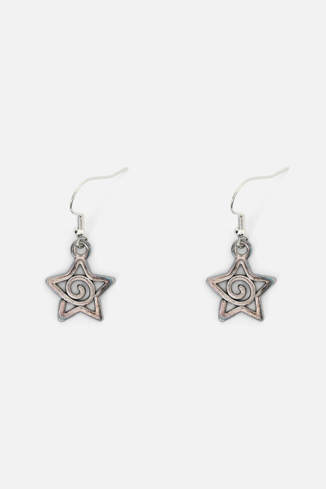Dangerfield NZ - Whirl Star Earrings - silver