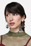 Dangerfield NZ - Forest Toadstool Earrings - silver