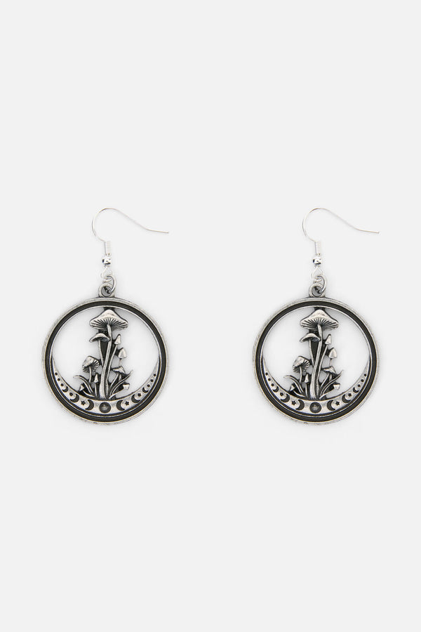 Dangerfield NZ - Forest Toadstool Earrings - silver