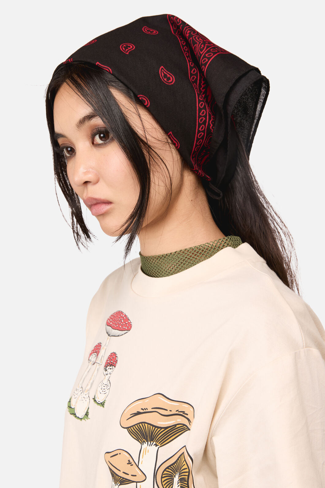 Dangerfield NZ - Border Cotton Bandana - black-red