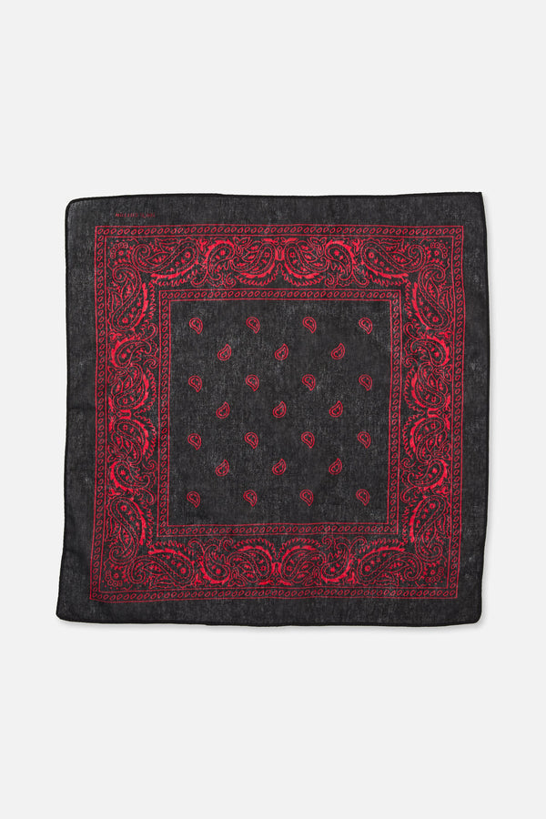 Dangerfield NZ - Border Cotton Bandana - black-red